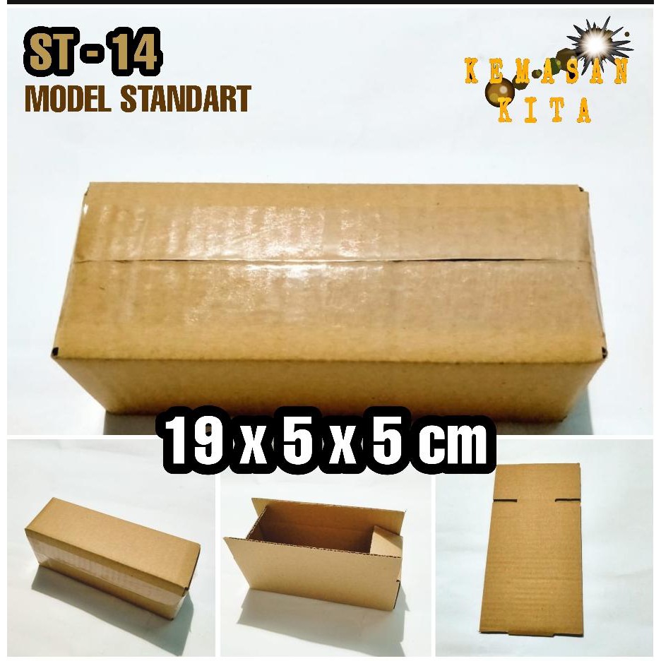 

KOTAK ST-14 19x5x5 CM DUS BOX POLOS STANDART PACKING AKSESORIS