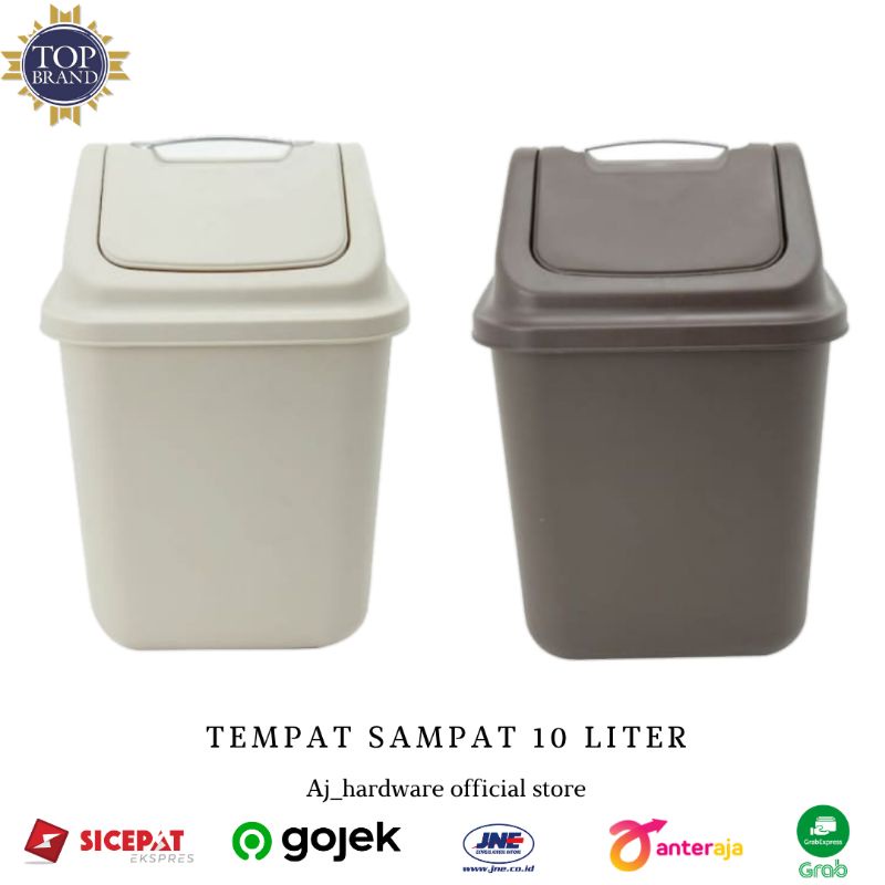 Krisbow Tempat Sampah Plastik 10 Liter