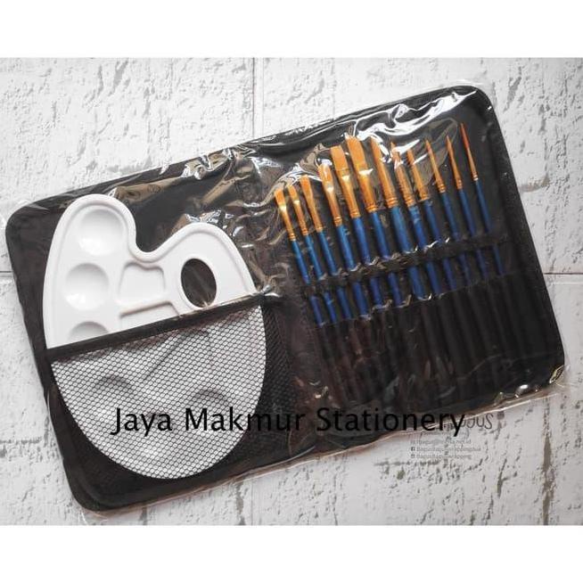

HE231 Sale Set Alat Seni Lukis Kuas Palet Brs-7 Murah