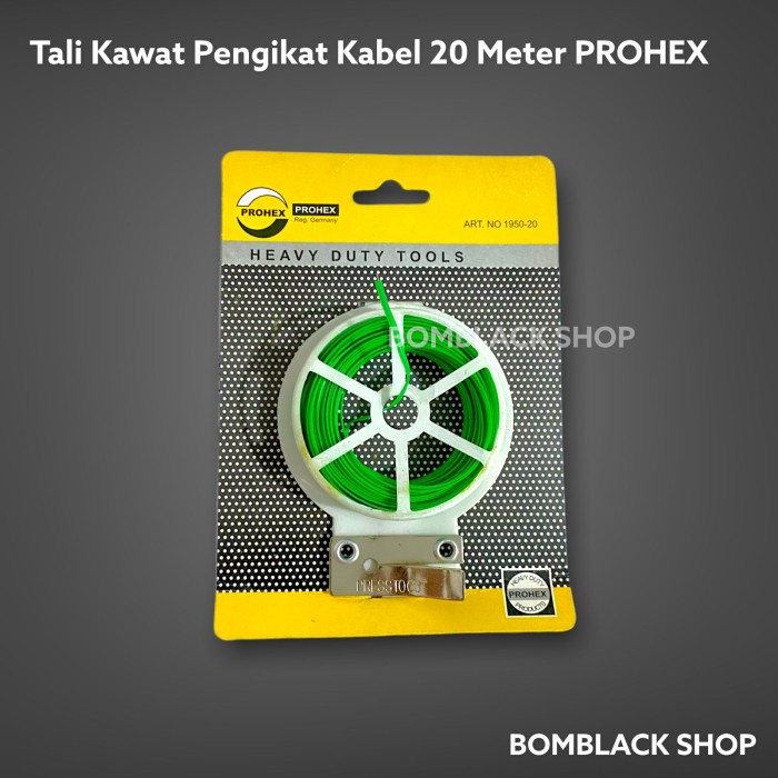 PROHEX Tali Pengikat Kabel Ties 20 Meter Twist Tie Kawat Lilit Tis 20m