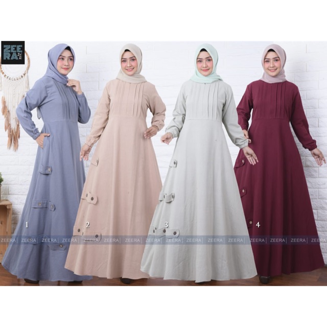 BAJU GAMIS WANITA DEWASA BAHAN KATUN ANGELINA GROSIR