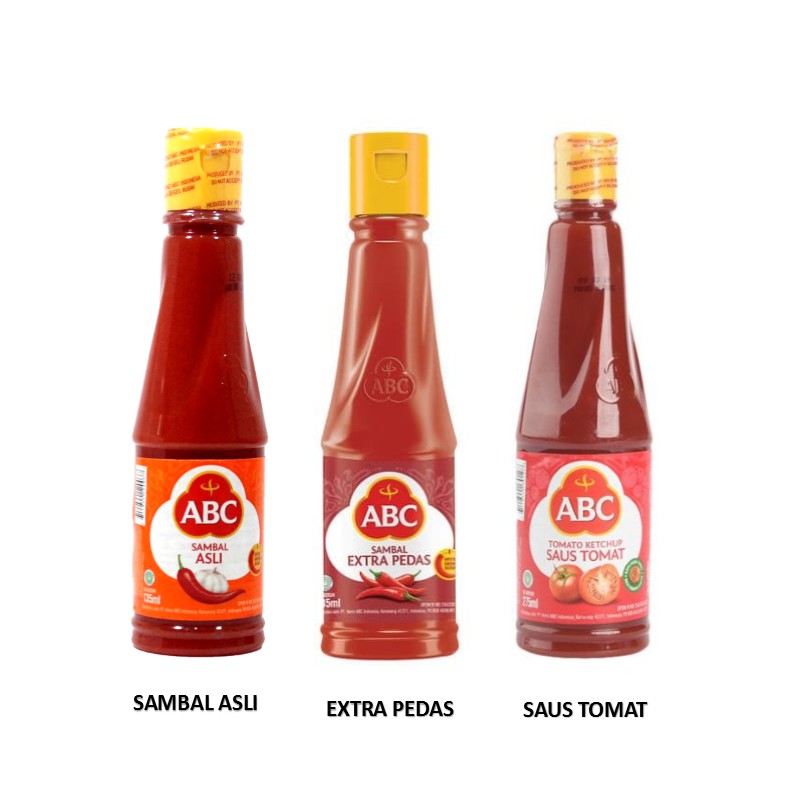 Abc Saus Sambal Asli / Tomat / Extra Pedas 135 ml