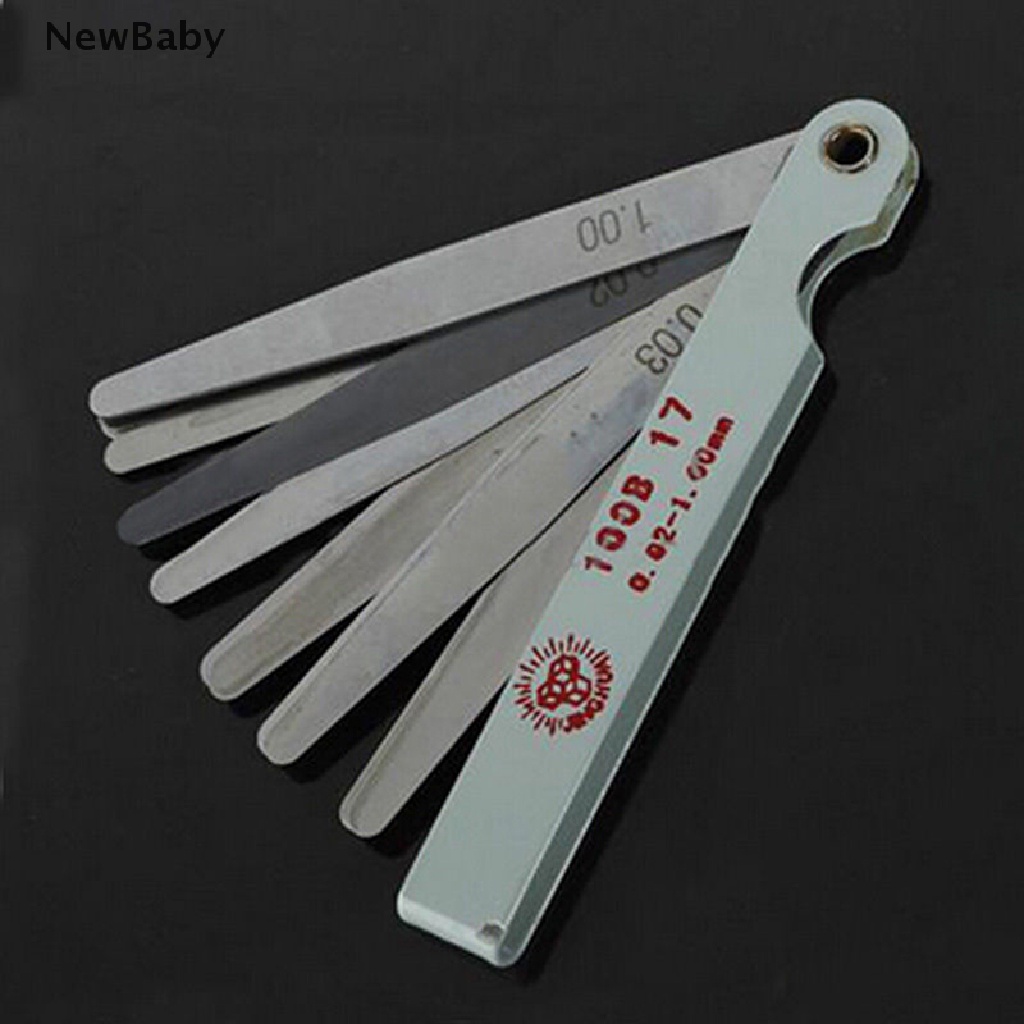 NewBaby Useful Metric Feeler Gauge Gap Filler Thickness Measurement Tool 17 Blades Hot ID