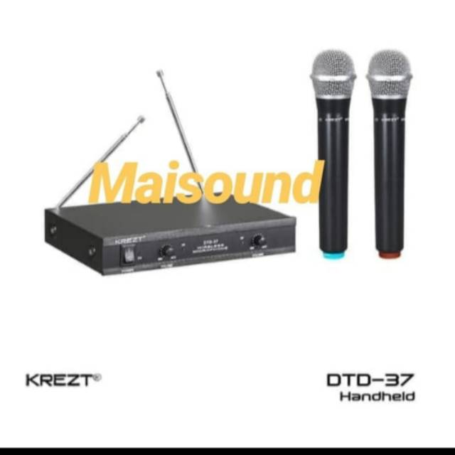 MIC WIRELESS KREZT DTD 37 MICROPHONE HANDHELD ORIGINAL KREZT DTD37
