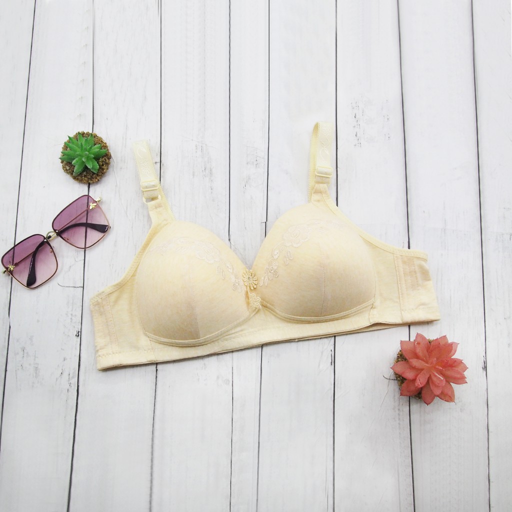 [COD]#6008 Jumbo bh wanita 42-48C tanpa kawat bra cewe murah ukuran besar import bahan halus