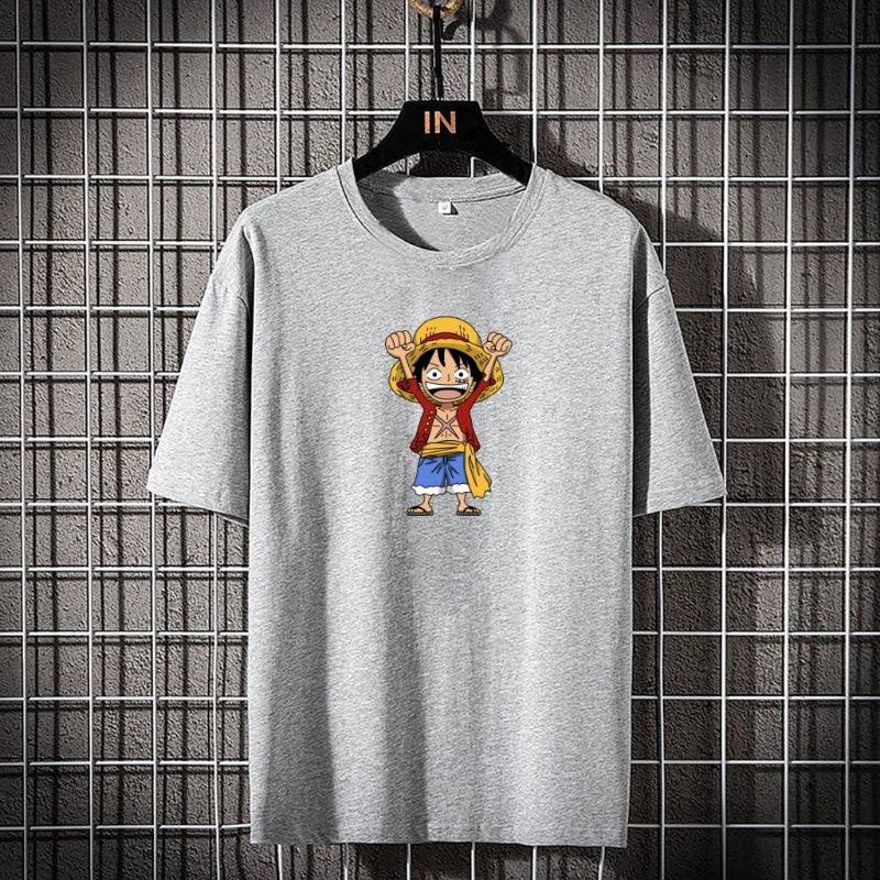 COD/DS/BAJU OBLONG LUFFY ANGKAT TANGAN size (M-L-XL)