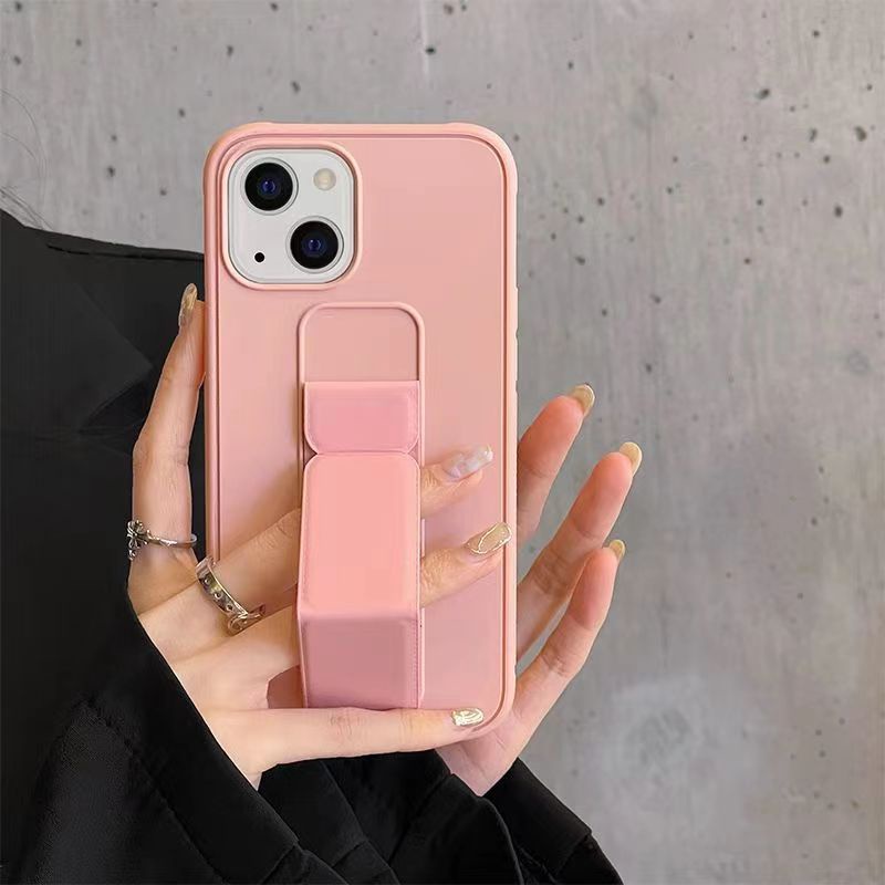 Casing Silikon TPU IPhone 14 Pro Max 13 Pro Max 12 11 Pro Max X XR XS 6S 7 8 Plus Dengan Holder Magnetik