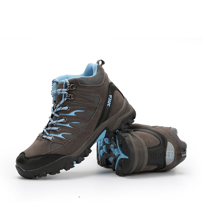 Sepatu Wanita Hiking/Gunung Outdoor Snta 605 Grey Lt.Blue