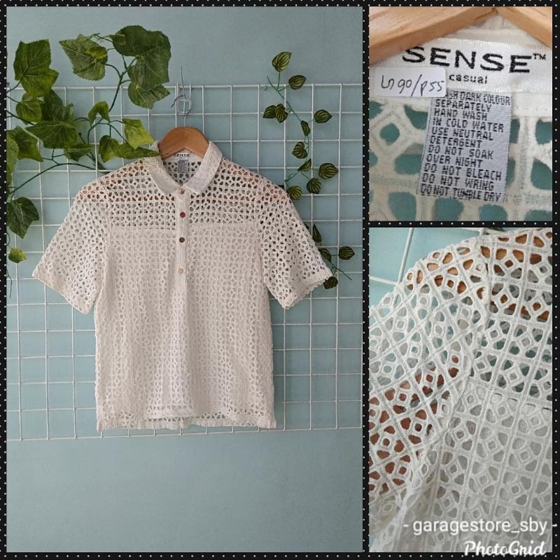 white blouse crochet