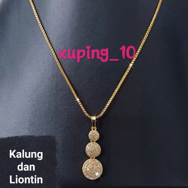 Liontin kalung liontin wanita dewasa aksesoris fashion perhiasan xuping