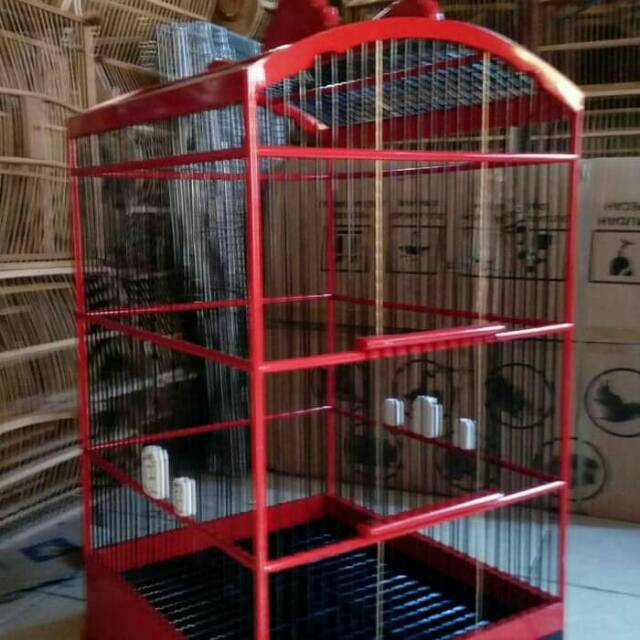 Kandang burung kotak merk ebod jaya no 3