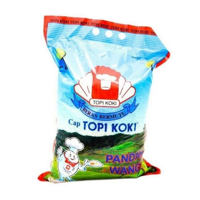 

gr20111r Topi Koki Beras Pandan Wangi 5Kg Sv012Ss