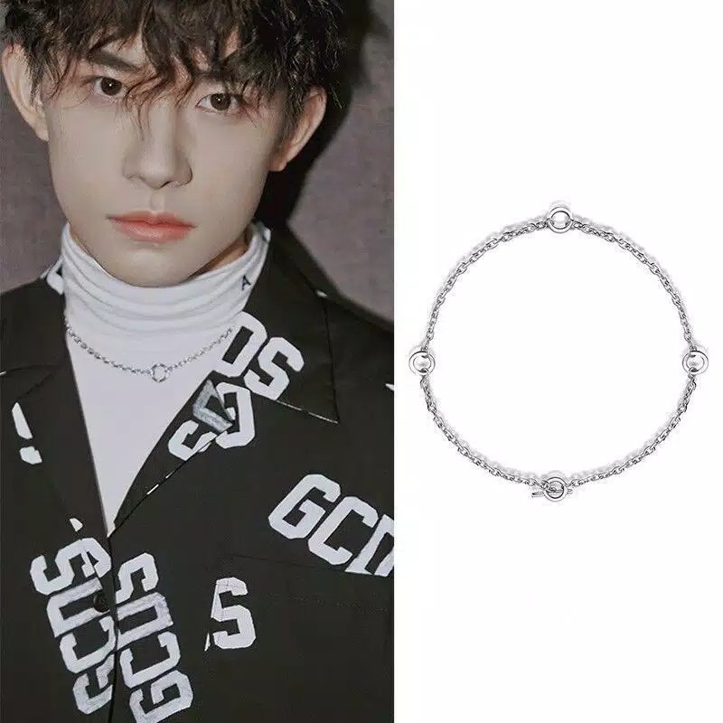 KK0296 - Kalung Rantai Pria Wanita Korea Kpop Kdrama Style BTS EXO NCT