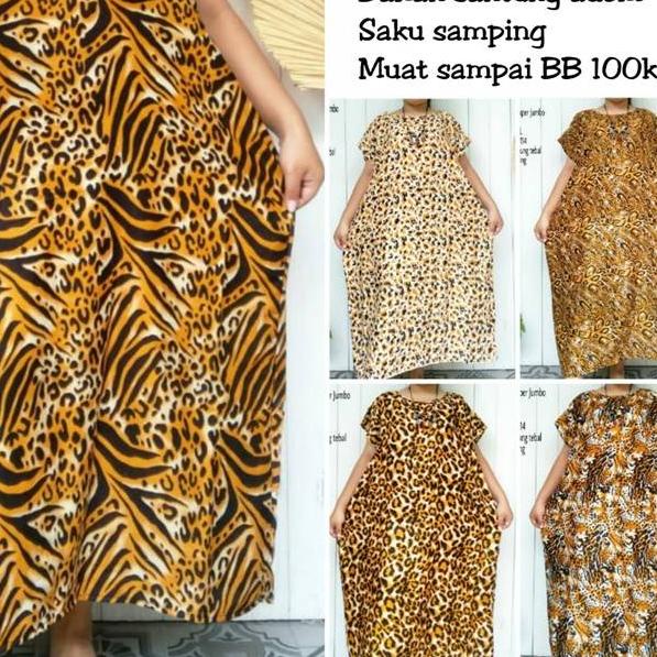 ➷ DASTER WANITA JUMBO LD 150 - 160 / DASTER LENGAN PENDEK JUMBO / DASTER TIDUR BIG SIZE JUMBO /DASTE