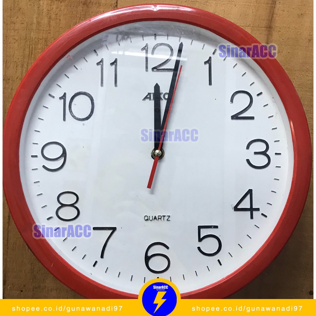 Jam Dinding Boss Time 0100 diameter 30CM jam dinding besar 30 cm jam dinding quartz 100 jam rumah bosstime