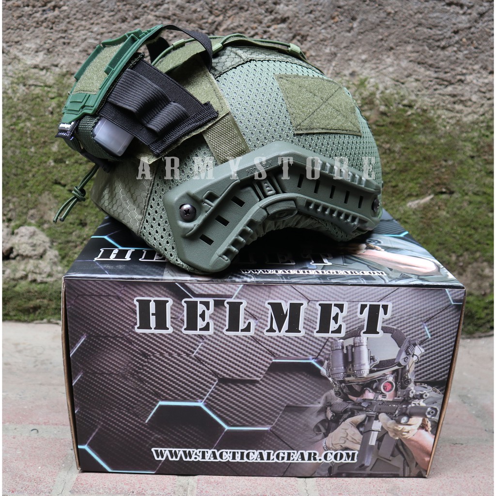 BP helm tactical mich 2001 hitam full cover