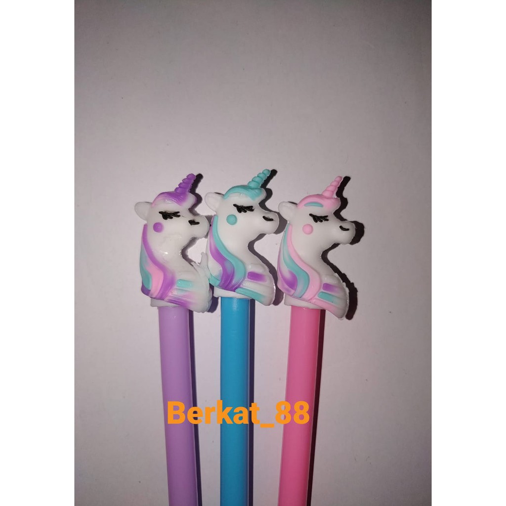 

Pulpen Gel Model Kuda Poni / Unicorn / Kuda Poni cantik