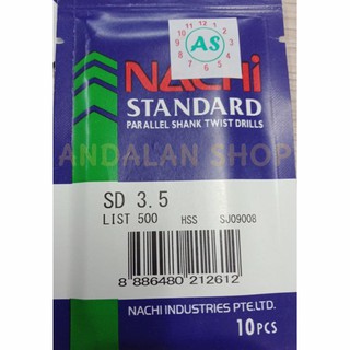 Mata Bor Besi HSS Nachi 3.5mm | Shopee Indonesia