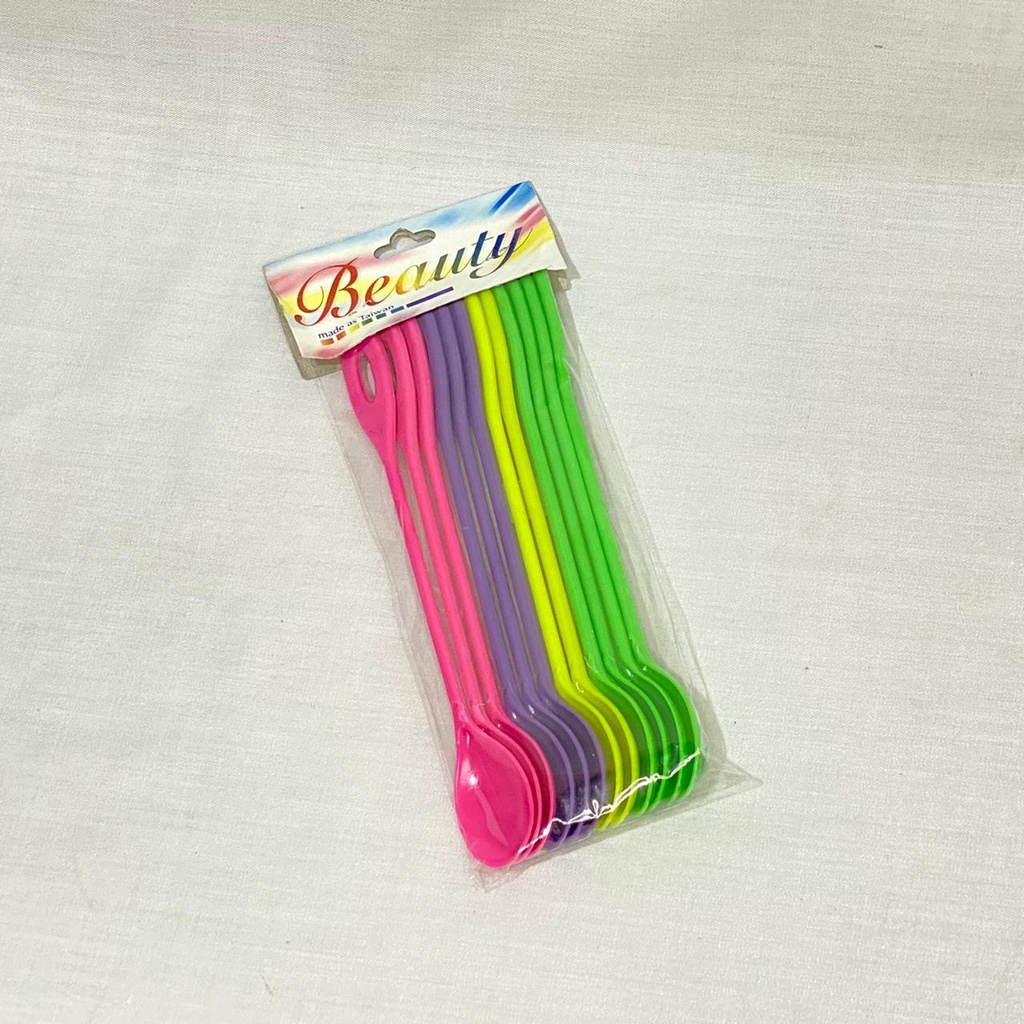 Sendok Minuman / Teh Plastik Panjang