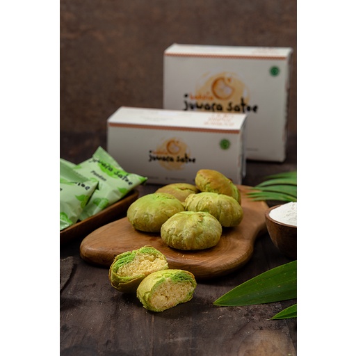 BAKPIA JUWARA SATOE [ Isi 10 ] Bakpia Kacang Hijau Pandan - Oleh Oleh Khas Jogja
