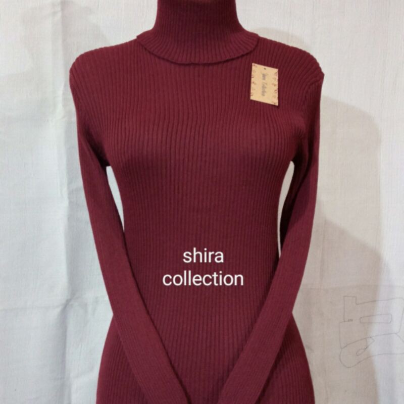 ATASAN WANITA KERAH TINGGI XL/SWEATER RAJUT WANITA XL/SWEATER KERAH TINGGI WANITA JOMBO