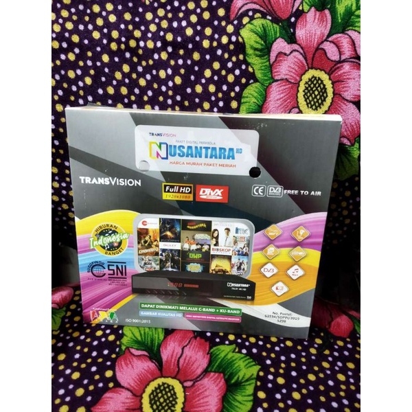Resiver TransVision Nusantara HD blackberry Bonus 1 bulan Termurah