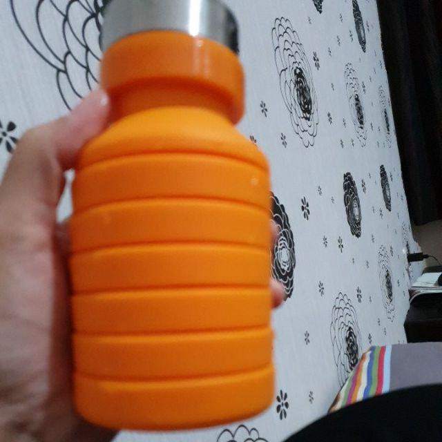 550 Ml Botol Minum / Botol Minum Lipat / Folding Cup / Foldable Cup / Silicone Tumbler