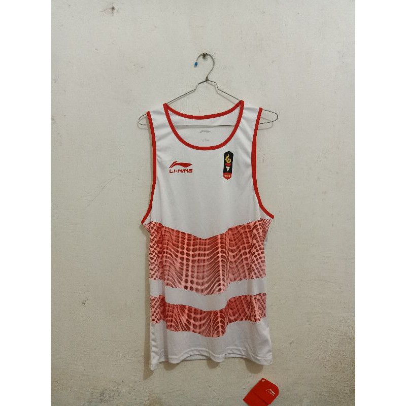 Jersey Indonesia Atletik / Basket Asian Games 2018 Lining Original