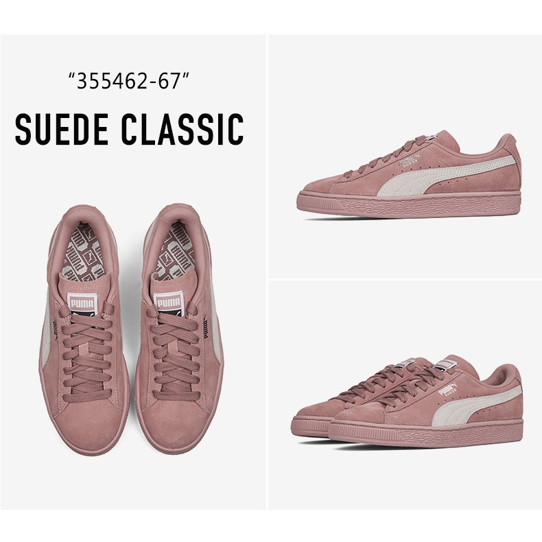 puma suede classic pink