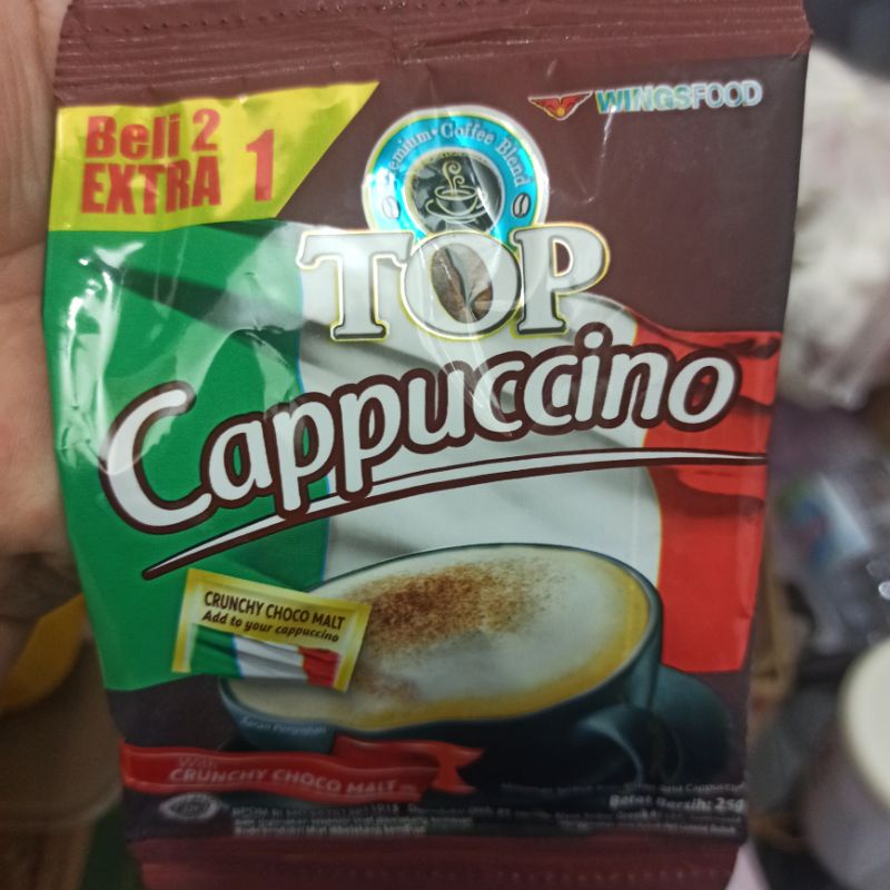 

Minuman Top Coffee Cappuccino Instan Kopi Serbuk 25 Gram