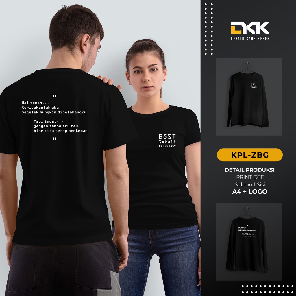 Kaos Kata Kata Sindiran Bgst Sekali Everybody