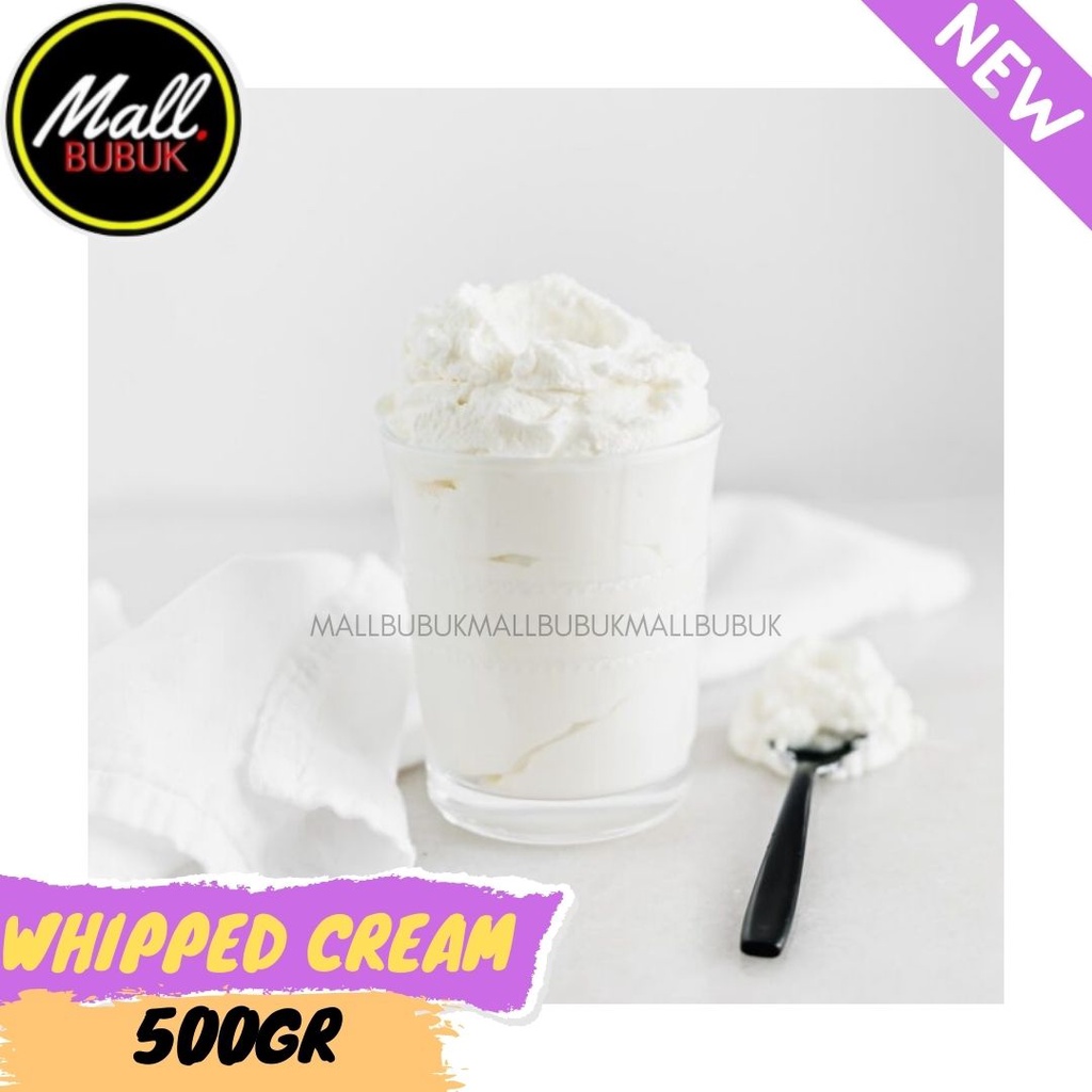 

500gr - WHIPPED CREAM - WHIPED CREAM 500gr - WHIPPED CREAM Bubuk - Bubuk Whippws Cream
