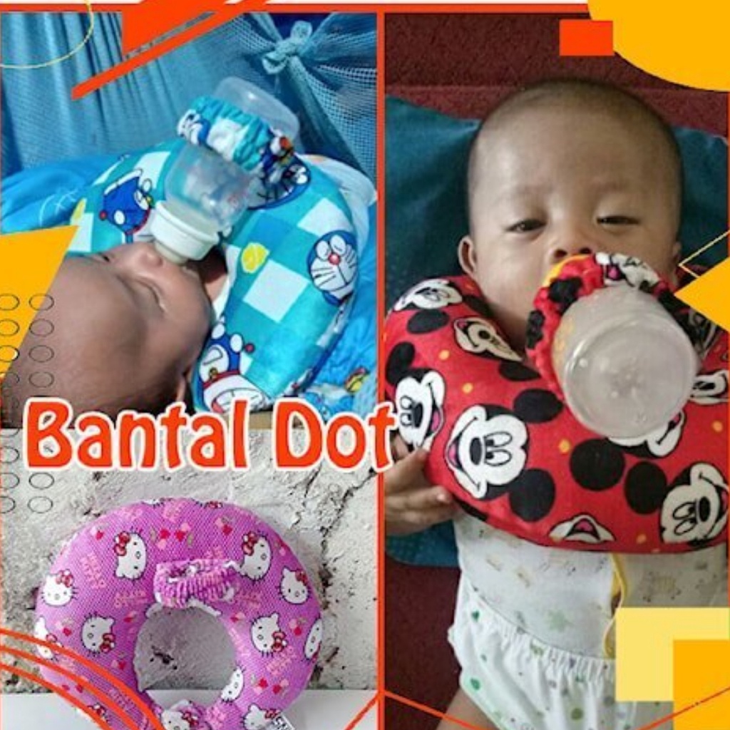 Bantal Susu Penyangga Dot Bayi Karakter Hello Kitty Ungu SNI Bisa buat bantal leher untuk menopang d