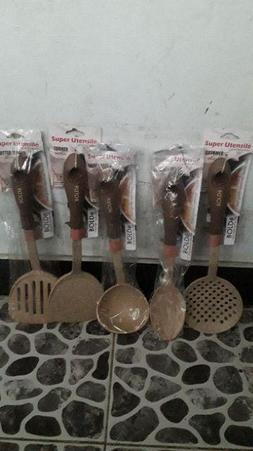 Super Utensile Cooking Spoon Beige Sendok Sayur