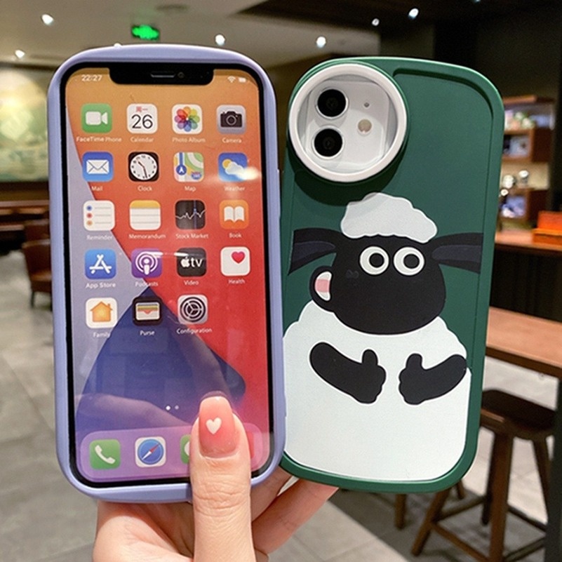 Soft Case TPU Motif Kartun Untuk iPhone 13 12 11 Pro Max Xr X Xs Max Se 2020 7P 8P 7 8P