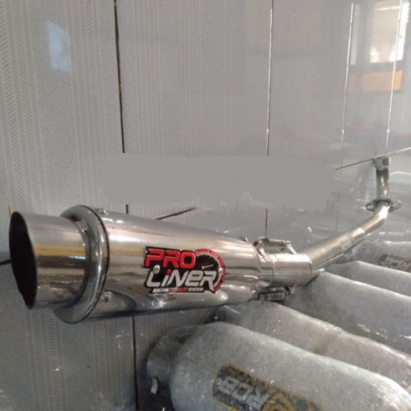 Knalpot racing Proliner supra x, supra fit, kharisma, blade, revo bisa cod.