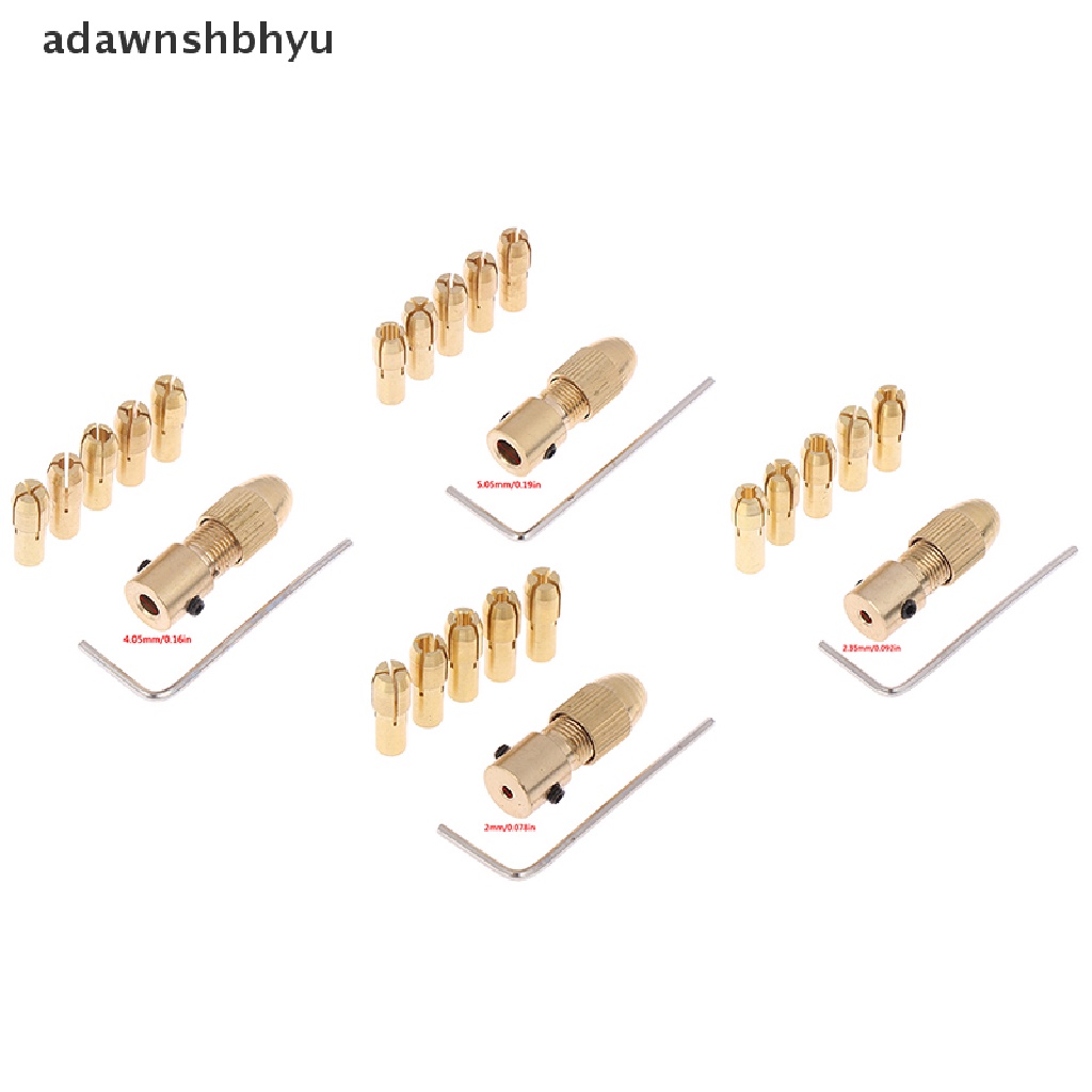 Adawnshbhyu Poros Motor Elektrik Mini Drill Chuck Fixture 0.3mm-3.0mm Kecil Ke Mata Bor