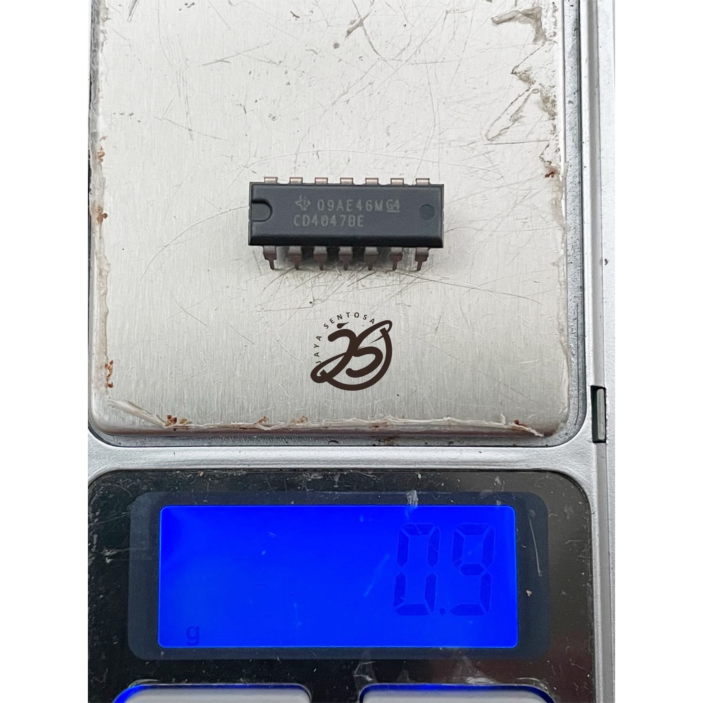 CD4047 ASLI ORIGINAL (1buah) TEXAS ASLI CD4047BE ORI IC CD 4047BE CD 4047 BE