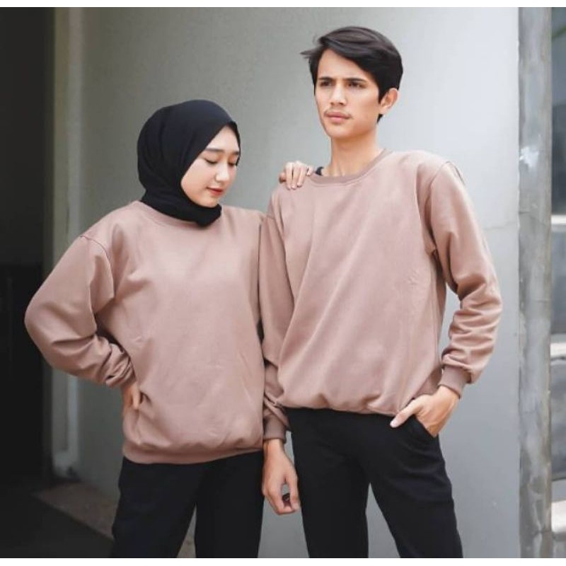 NEW COLLOR BASIC SWEATER WANITA - PRIA / SWEATER UNISEX / SWEATER POLOS