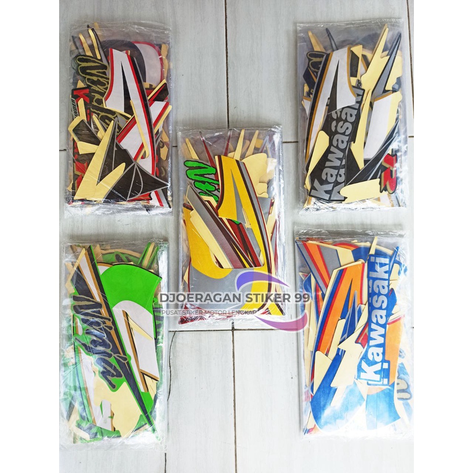 Stiker Striping Lis Body Motor Ninja R 2005 / Polet Stiker standar Ninja R Ninja Kis 2005 / Sticker 