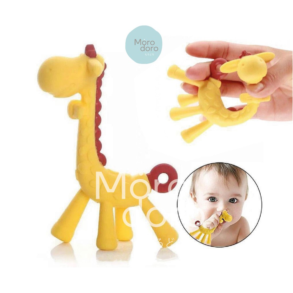 MD - Teether Giraffe Jerapah / PANDA / ES KRIM Mainan gigitan bayi BPA Free