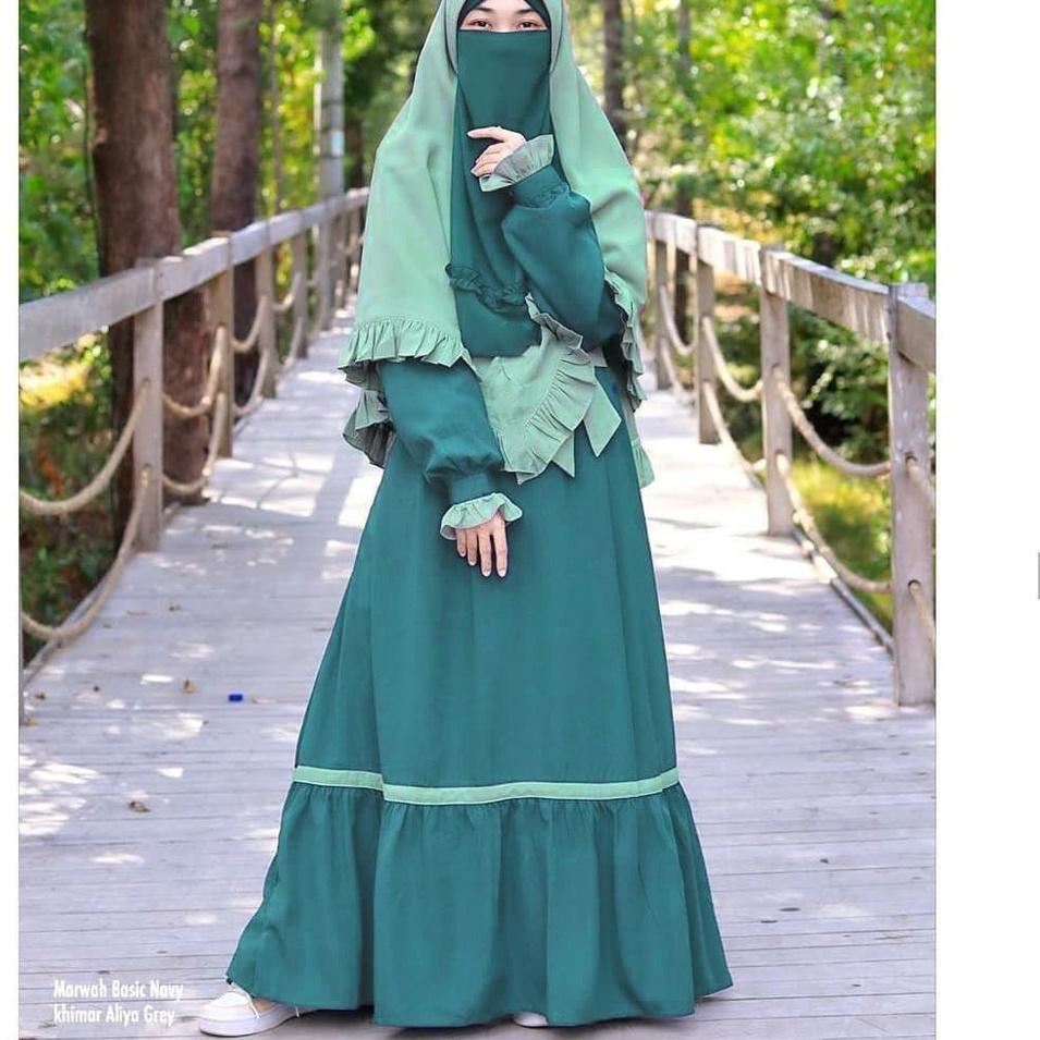 [KODE VQJ0P] Diskon // Realpict - Gamis Rania Syar'i Set Hijab Dan Cadar Gamis Syar'i 2021 Set Khima