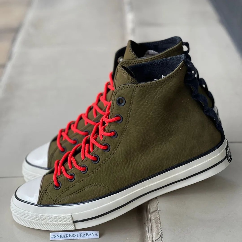 Converse Chuck Taylor 1970s Hi Speciality Nubuck Leather Olive CT 70 CT 70s