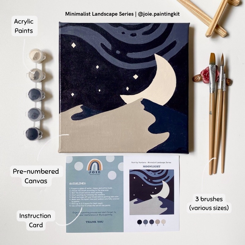 

PAINT BY NUMBER Joie Moonlight