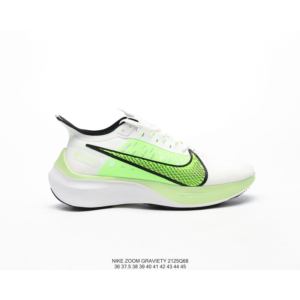  Sepatu  Sneakers Desain Nike  ZOOM  PEGASUS  37  Warna Hijau 