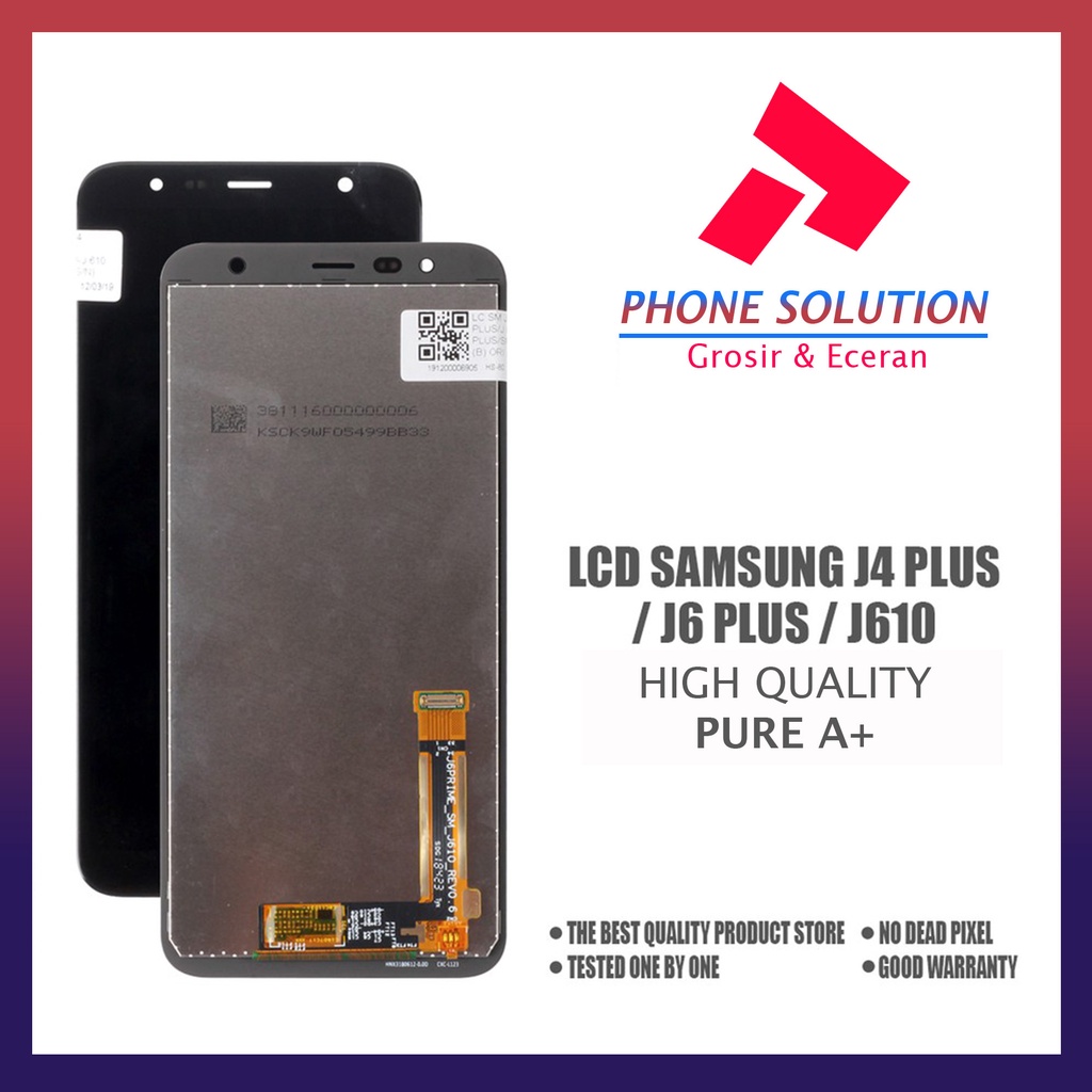 LCD Samsung J4 Plus / LCD Samsung J6 Plus / LCD Samsung J610 Universal Fullset Touchscreen // Supplier LCD Samsung - Garansi 1 Bulan