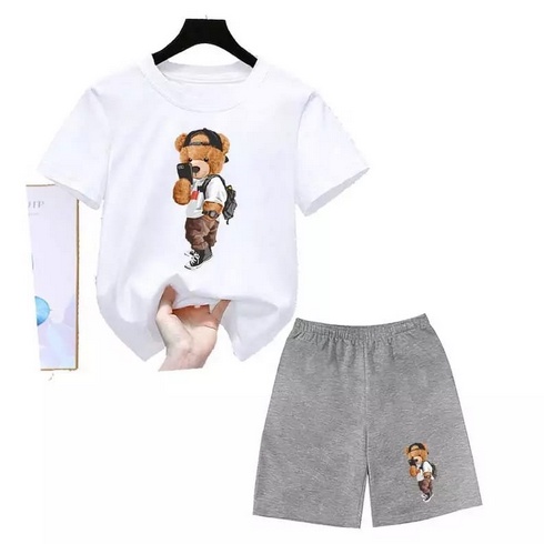 Jeco fashion set anak printing carbe bear miror selfie unisex