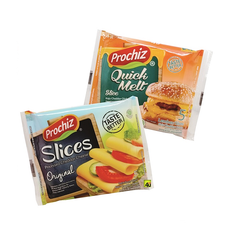 

Prochiz Slices - Keju Bentuk Lembaran - isi 5 pcs