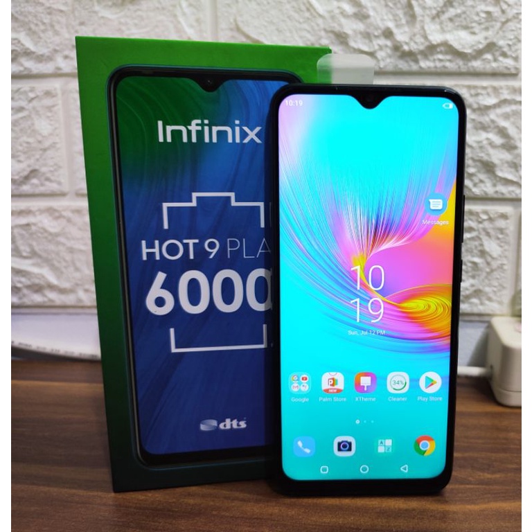infinix Hot 9 Play Ram 2GB Rom 32GB Second fullset
