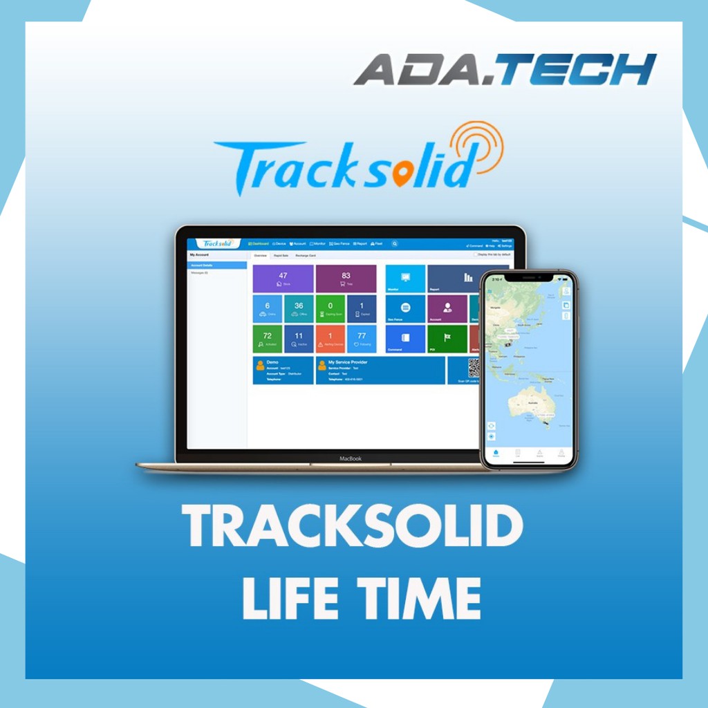 SERVER TRACKSOLID LIFETIME Untuk GPS Tracker Concox GT06N ET200 Asset Tracker ANTI MALING